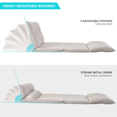 Folding Chaise Lounge Floor Couch Folding Chaise Lounge Floor Couch - Neurodiversity Nation