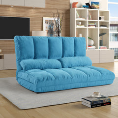 Double Chaise Floor Lounge with Two Pillows (Blue) Double Chaise Floor Lounge with Two Pillows (Blue) - Neurodiversity Nation