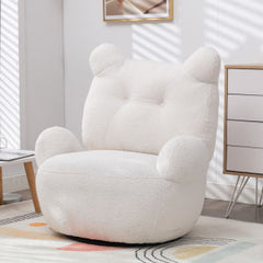 Plush Teddy Swivel Accent Chair Plush Teddy Swivel Accent Chair - Neurodiversity Nation