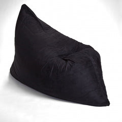 Black Sofa Sack Bean Bag Lounger 73" X 52" X 10" - Neurodiversity Nation