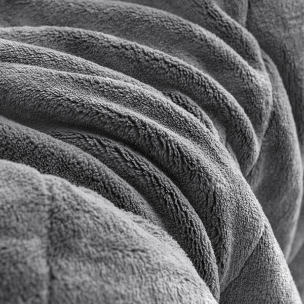 Dream Theory Butter Velvet Weighted Blanket 15 Lbs Grey - Neurodiversity Nation