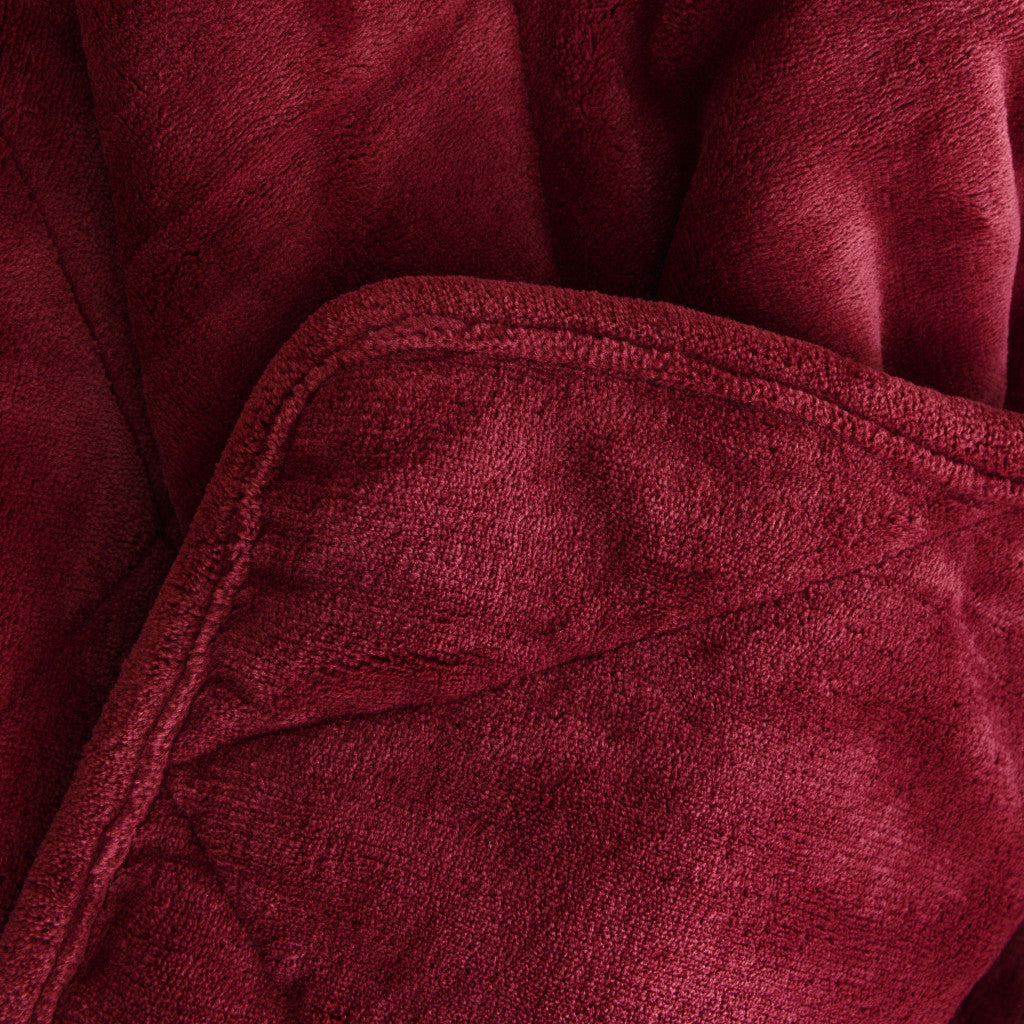 Dream Theory Butter Velvet Weighted Blanket 12 Lbs Red Neurodiversity Nation