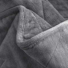 Dream Theory Butter Velvet Weighted Blanket 12 Lbs Grey - Neurodiversity Nation