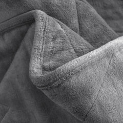 Dream Theory Butter Velvet Weighted Blanket 15 Lbs Grey - Neurodiversity Nation