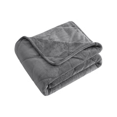 Dream Theory Butter Velvet Weighted Blanket 10 Lbs Grey - Neurodiversity Nation