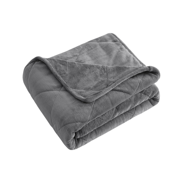 Dream Theory Butter Velvet Weighted Blanket 12 Lbs Grey - Neurodiversity Nation