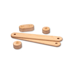 Wooden Balance Beam and Stepping Stones Set - Neurodiversity Nation