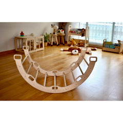 Climbing Arch / Rocker and White Star Pillow - Neurodiversity Nation