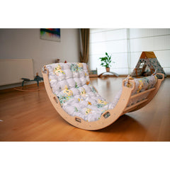 Climbing Arch / Rocker with Map Pillow - Neurodiversity Nation