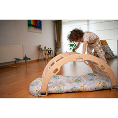 Climbing Arch / Rocker with Map Pillow - Neurodiversity Nation
