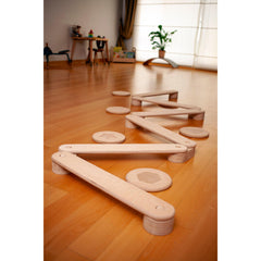 Wooden Balance Beam and Stepping Stones Set - Neurodiversity Nation