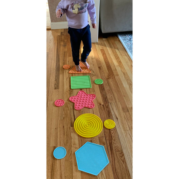 10 Piece Sensory Texture Mats - Neurodiversity Nation