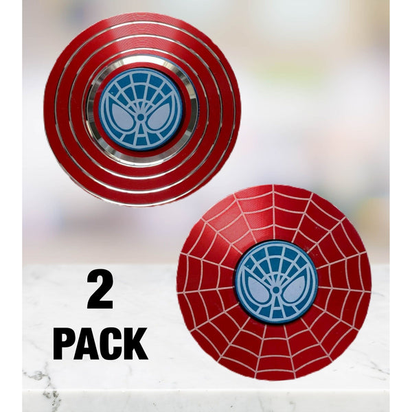 2 Pack Metal Red Superhero Fidget Spinner - Neurodiversity Nation