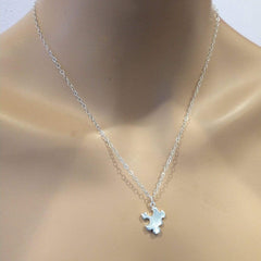 Sterling Silver Autism Awareness Puzzle Piece Chain Necklace - Neurodiversity Nation