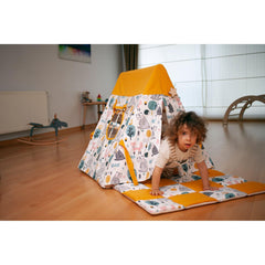 Climbing Triangle with Tent Cover, Mat, Ramp - Neurodiversity Nation