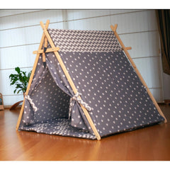 Gray Stars Play Tent and Play Mat - Neurodiversity Nation