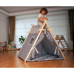 Gray Stars Play Tent and Play Mat - Neurodiversity Nation