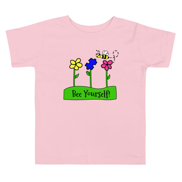 "Bee" Yourself Toddler Short Sleeve Tee