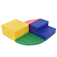 Soft Climb and Crawl Corner Foam Playset -Bright - Neurodiversity Nation