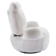 Plush Teddy Swivel Accent Chair - Neurodiversity Nation