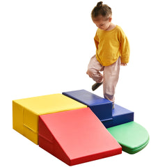 Soft Climb and Crawl Corner Foam Playset -Bright - Neurodiversity Nation