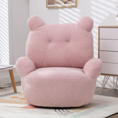 Plush Teddy Swivel Accent Chair - Neurodiversity Nation