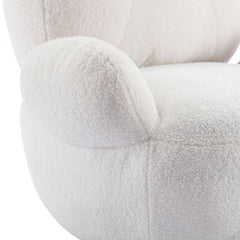 Plush Teddy Swivel Accent Chair - Neurodiversity Nation