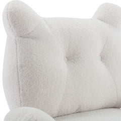 Plush Teddy Swivel Accent Chair - Neurodiversity Nation