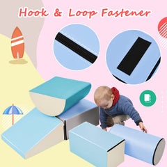 Soft Climb and Crawl Foam Playset -Pastel - Neurodiversity Nation