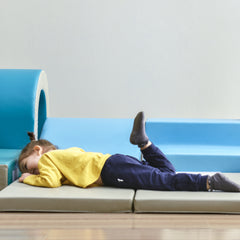 Soft Climb and Crawl Foam Playset 10 in 1 in Blues - Neurodiversity Nation