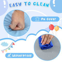 Soft Climb and Crawl Foam Playset 10 in 1 in Blue Grey - Neurodiversity Nation