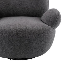Plush Teddy Swivel Accent Chair - Neurodiversity Nation