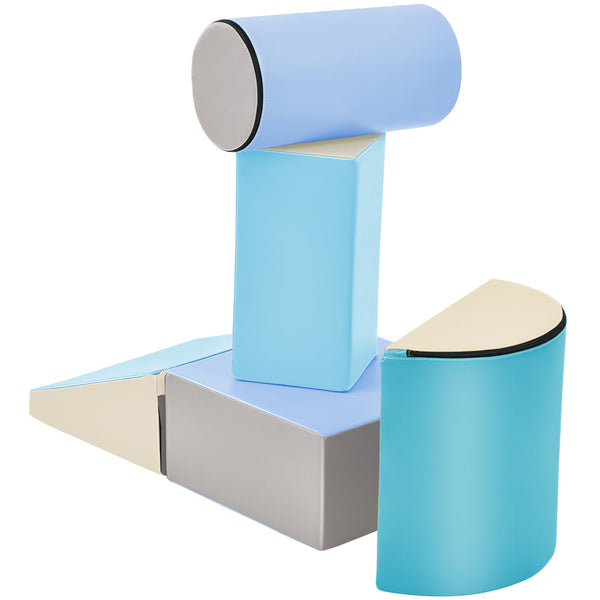 Soft Climb and Crawl Foam Playset -Pastel - Neurodiversity Nation