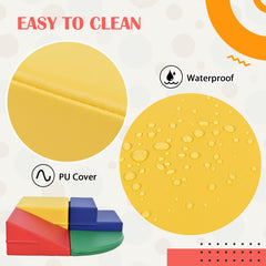 Soft Climb and Crawl Corner Foam Playset -Bright - Neurodiversity Nation