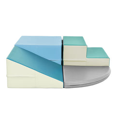 Soft Climb and Crawl Corner Foam Playset -Blues - Neurodiversity Nation