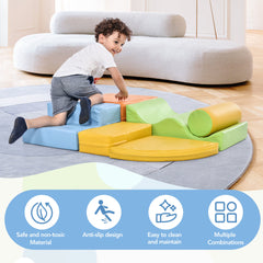 Soft Climb and Crawl Foam Playset 6 in 1 - Neurodiversity Nation