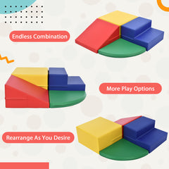 Soft Climb and Crawl Corner Foam Playset -Bright - Neurodiversity Nation