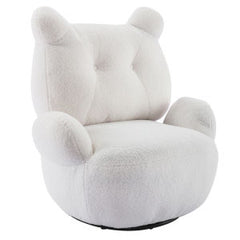 Plush Teddy Swivel Accent Chair - Neurodiversity Nation