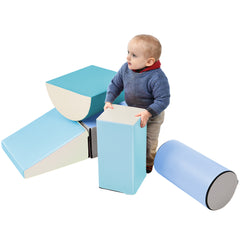 Soft Climb and Crawl Foam Playset -Pastel - Neurodiversity Nation
