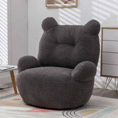 Plush Teddy Swivel Accent Chair - Neurodiversity Nation