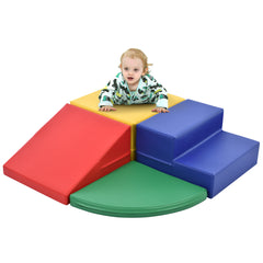 Soft Climb and Crawl Corner Foam Playset -Bright - Neurodiversity Nation