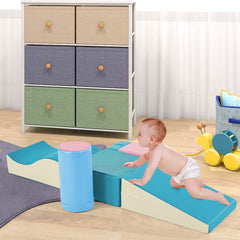 Soft Climb and Crawl Foam Playset 6 in 1 in Brights - Neurodiversity Nation