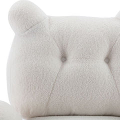 Plush Teddy Swivel Accent Chair - Neurodiversity Nation