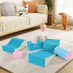 Soft Climb and Crawl Foam Playset 6 in 1 in Brights - Neurodiversity Nation