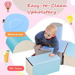 Soft Climb and Crawl Foam Playset -Pastel - Neurodiversity Nation