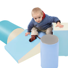 Soft Climb and Crawl Foam Playset -Pastel - Neurodiversity Nation