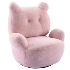 Plush Teddy Swivel Accent Chair - Neurodiversity Nation