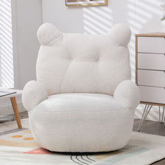 Plush Teddy Swivel Accent Chair - Neurodiversity Nation