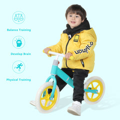 11inch Kids Balance Bike in Yellow and Blue - Neurodiversity Nation