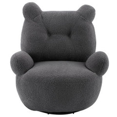 Plush Teddy Swivel Accent Chair - Neurodiversity Nation